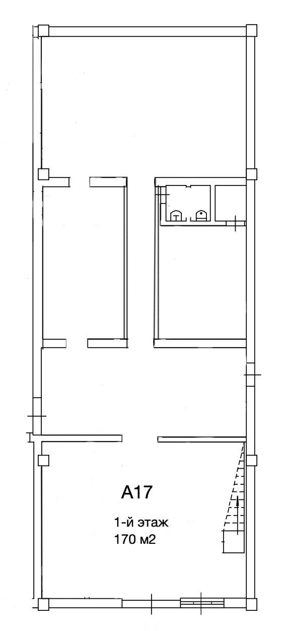 Планировка 1 — 2-ух этажное ПСН, технопарк, 300 м²